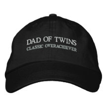 DAD OF TWINS BASEBALL CAP