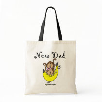 Dad of Twins Boy and Girl Tshirts and Gifts Canvas Bag