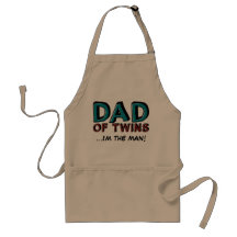Dad of Twins...I'm the man! Apron