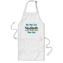 Dad Outswim Outbike Outrun Triathlon Apron