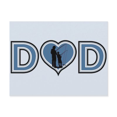 Dad Post Cards by holiday_tshirts