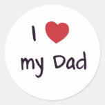 Dad Round Sticker