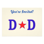Dad Star Dad Custom Invitations