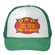 Dad The Legend Fathers Day Gifts Mesh Hats