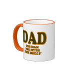 DAD The Man The Myth The Belly Funny Fathers Day Coffee Mug