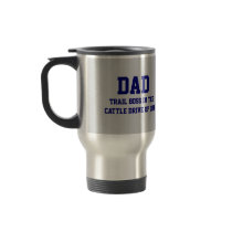 DAD The Trail Boss Travel Mug (Blue)