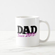 Dad to be 2015 coffee mug