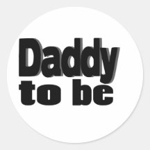Dad to be gifts sticker