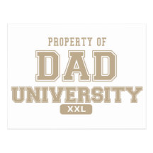 Dad University Postcard