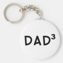 Dad x 3 key chains