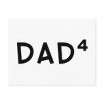 Dad x 4 postcards