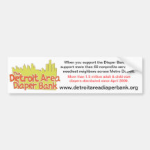 DADB Supports Nonprofits Bumper Sticker