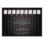 Dadchelor Party Baby Shower Card - Poker Cards Personalized Announcement