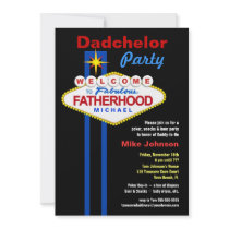 Dadchelor Party - Daddymoon Man Shower Invitations