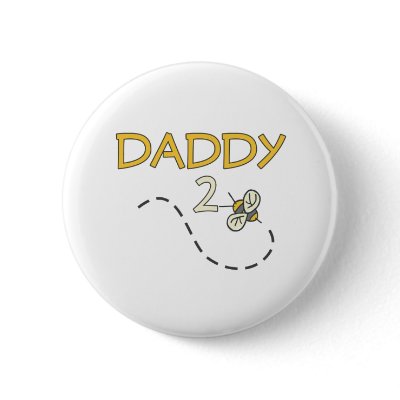 Daddy 2 Bee Pins by MotherandFatherGifts