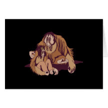 daddy and baby orangatang cards