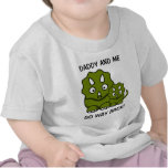Daddy and Baby Triceratops Shirts