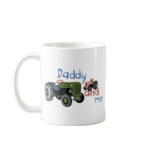 Daddy and Me Girl Tractors Mug