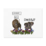 Daddy? asks the 3 headed dog. NO says the lion Post Card