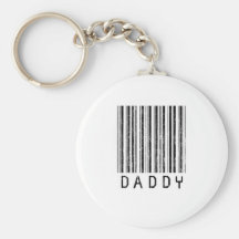 Daddy Barcode Key Chains
