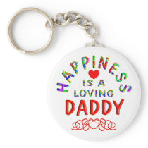 Daddy Happiness Keychain