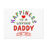Daddy Happiness Postcards