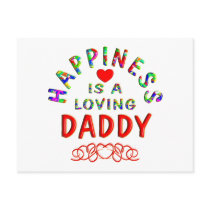 Daddy Happiness Postcards