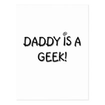 Daddy is a Geek postcards