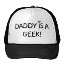 Daddy is a Geek hats