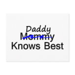 Daddy Knows Best Postcards