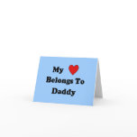 Daddy Love Card