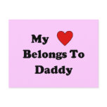 Daddy Love Postcard