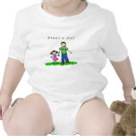 Daddy & Me (Brunette with Title) Bodysuit