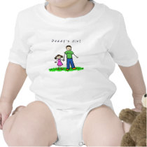Daddy & Me (Brunette with Title) Bodysuit