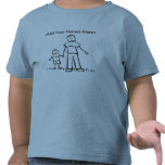 Daddy & Me T-Shirt Family Art (Custom Name)