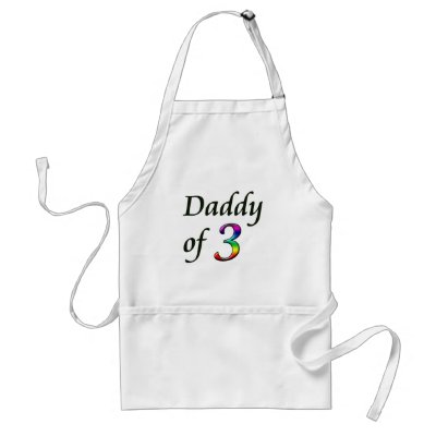 DADDY OF 3 APRONS by cheriverymery