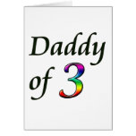 DADDY OF 3 CARDS