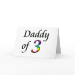 DADDY OF 3 CARDS
