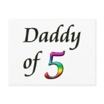 DADDY OF 5 postcards