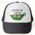 Daddy of Twins Pod hats
