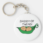 Daddy of Twins Pod Key Chain