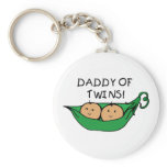 Daddy of Twins Pod Key Chain