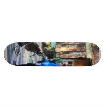 Daddy Pushing Stroller Greenwich Village Skateboard Deck