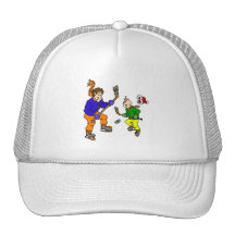 Daddy & Son Ice Hockey Trucker Hats