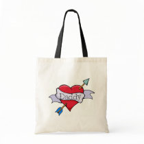 Daddy Tat Heart Bag