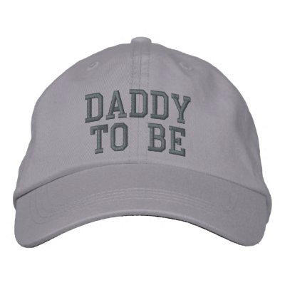 DADDY TO BE EMBROIDERED BASEBALL CAP by OccasionsByMadeleine