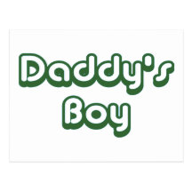 Daddy's Boy Postcards