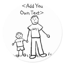Daddy's Boy Sticker