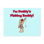 Daddy's Fishing Buddy Tshirts and Gifts Postcards