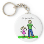 Daddy's Girl Blonde Keychain (Custom Names)
